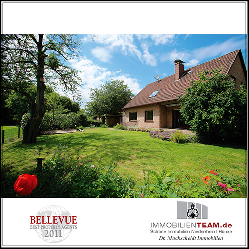 Einfamilienhaus in Hünxe-Krudenburg mit Ausblick in die Natur